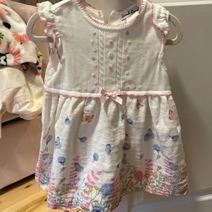 Toddler Dress with Butterflies